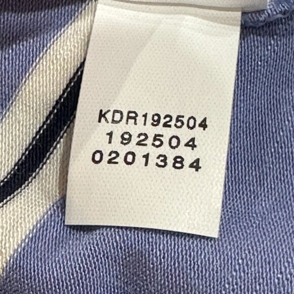 J. Jill Multi Directional‎ Stripe Short Sleeve Maxi Dress 1X Summer Sheath NWT - Picture 9 of 9